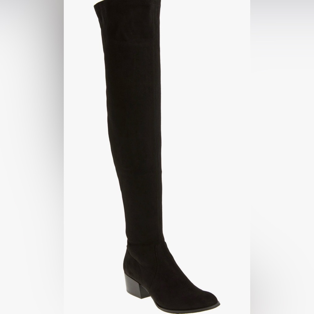 Kenneth Cole Black Over-the-Knee Boots (9W)